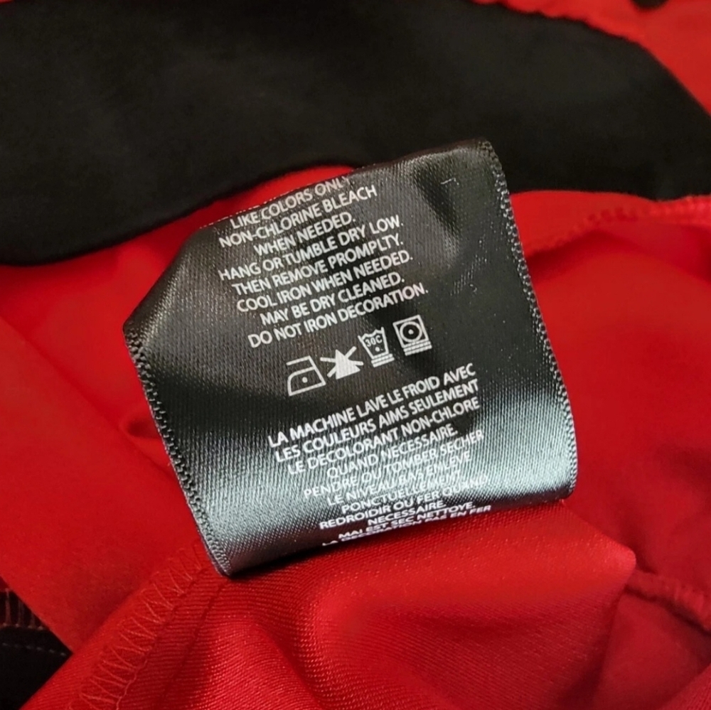 Vie+Richie Jacket XL Red Mediano Rayon Red Crown Holder (EUC) - Picture 13 of 13